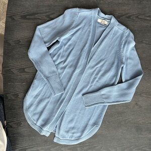 LOFT Long Open Cardigan Sweater (XS)